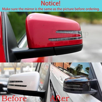 Premium črni rearview mirror kritje Za Merceded-Benz GLA Razred X156 GLA180 GLA200 GLA250 GLA45 Spremembe dodatki