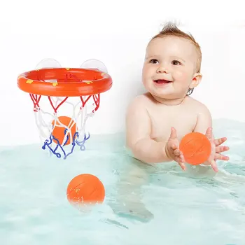 Baby Kopel Igrače Streljanje Košarkarski Obroč z Žogo 3 Kopalnica Vodo Igra Izobraževalne Igrače Za Otroke, Otroci Darilo