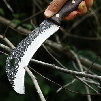 Kovani Durian Peeling Nož, Kladivo, Prenosni Majhne Mačeto Majhen Srp Osebno Prostem Kampiranje Nož Sladkornega Trsa Nož