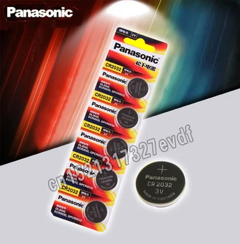 Panasonic Original 10pcs/veliko cr 2032 Gumb Celic Baterije 3V Kovanec Litijeva Baterija Za Gledanje Daljinski upravljalnik Kalkulator cr2032