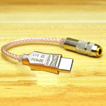 Nov Tip C do 3,5 mm Audio Kabel Adapter DAC Dekoder Pretvornik Kabel ALC5686 za Mate10-30 Pro P10 P20 40 HI-fi Slušalke