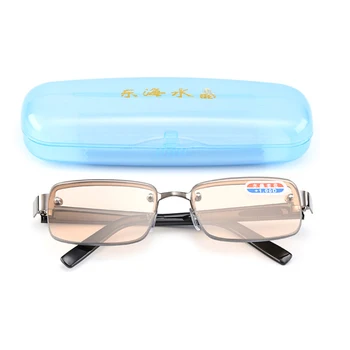 Zilead Retro Obravnavi Očala Ženske Moški Prenosni Presbyopia HD Objektiv Očala Pol Okvir Poslovnih Očala Z Box Dioptrije +1+4