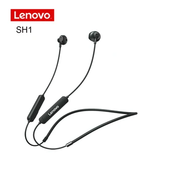 Lenovo SH1 Neckband Slušalke Bluetooth-compatibleWireless HI-fi Slušalke Kakovost Zvoka dolgotrajno Življenjsko dobo Baterije Športne Slušalke