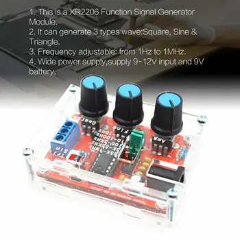 Za XR2206 Visoko precizne Signal Generator DIY Deli Z Lupino Funkcijski Generator Signal Conditioning
