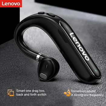 Original Lenovo Čepkov TW16 TWS Brezžične Slušalke Bluetooth Slušalke Z Mikrofonom Uho-kavelj Enem Ušesu, Slušalka Za Vožnjo Sestanek