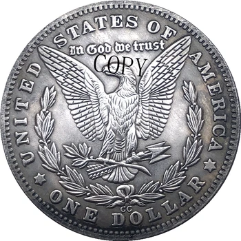 Skitnica Niklja 1890-CC USA Morgan Dolar KOVANEC IZVOD Vrsta 172