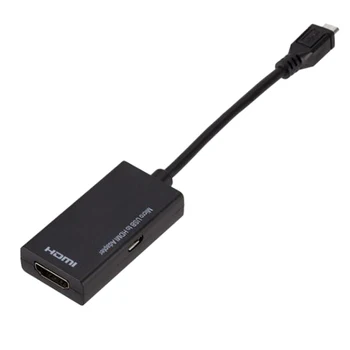 Za Micro USB Adapter Za Digital Video, Avdio Pretvornik Kabel Priključek Za Prenosni Telefon Z MHL Vrata