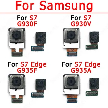 Original Zadaj Sprednja Kamera Za Samsung Galaxy S7 Rob Aktivno G930 G935 G891 Majhne Selfie Nazaj Čelnega Hrbtna Stran Modula Kamere