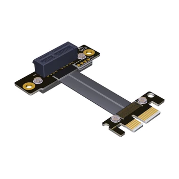 ADT-Link R11SL Levo pod Kotom PCIe 3.0 x1 za x1 Podaljšek EMI Zaščita 8G/sbt Visoke hitrosti PCI Express 1x Riser Card Extender